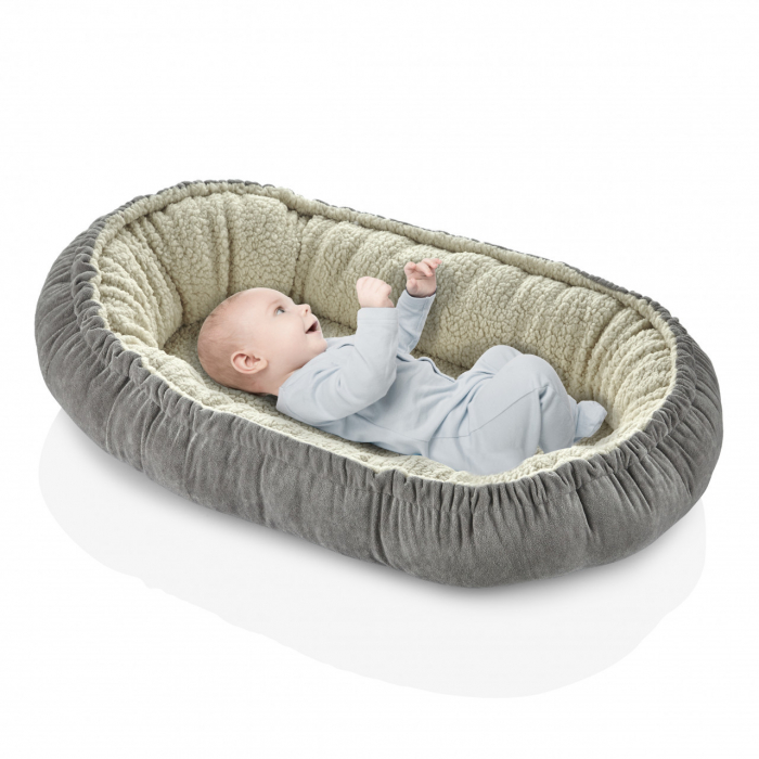 Babynest plusat BabyJem, Between Parents, Gri [2]