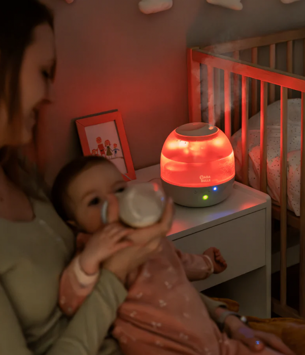 Umidificator si lampa de veghe Bubble [2]
