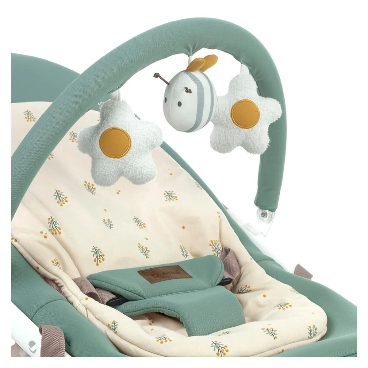 Balansoar, Jane, Kalm, Pliabil, Cu bara de jucarii si spatar reglabil, Botanic [3]