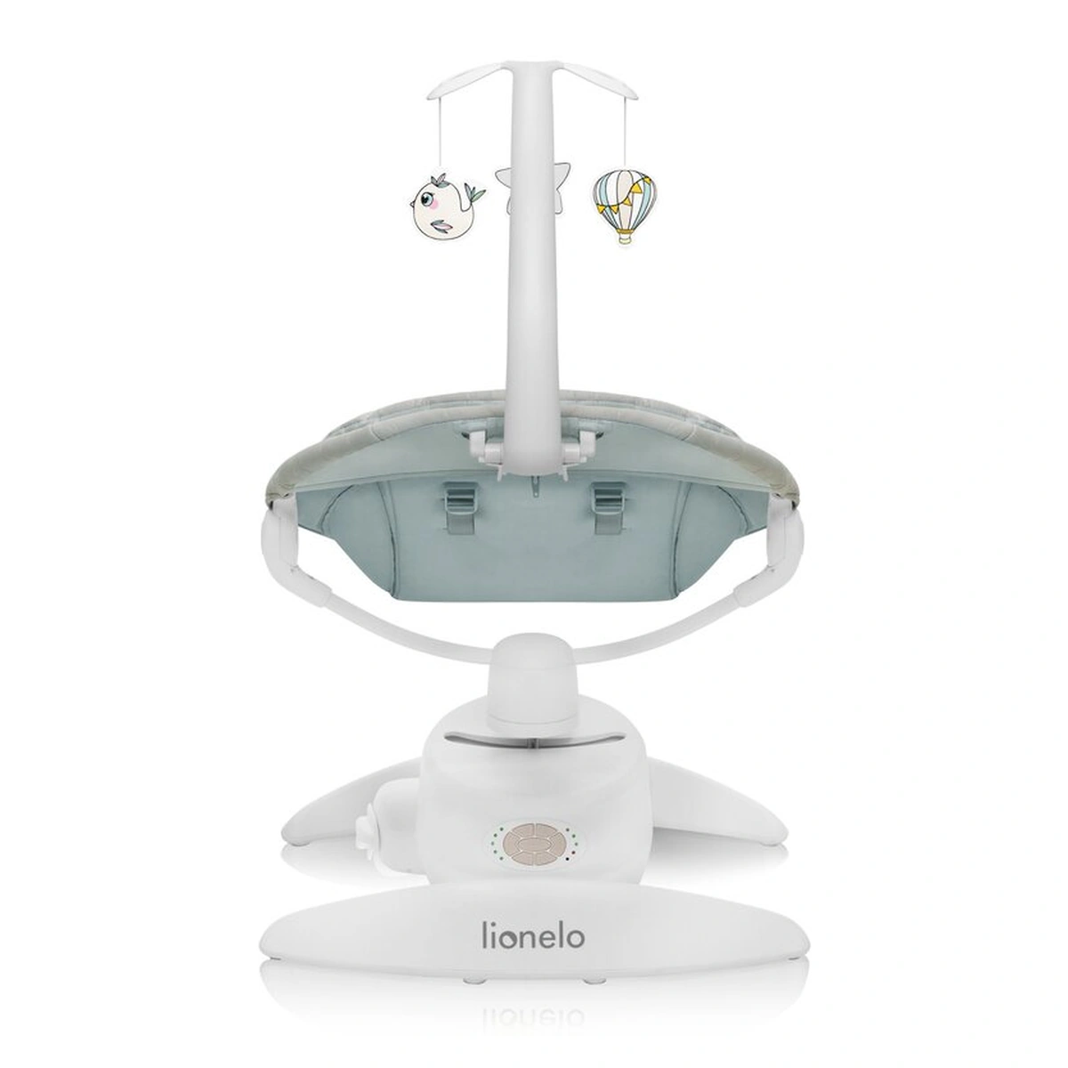 Balansoar, Lionelo, Mell, 2 in 1, Rotire 360 grade, Electric - Bej [8]