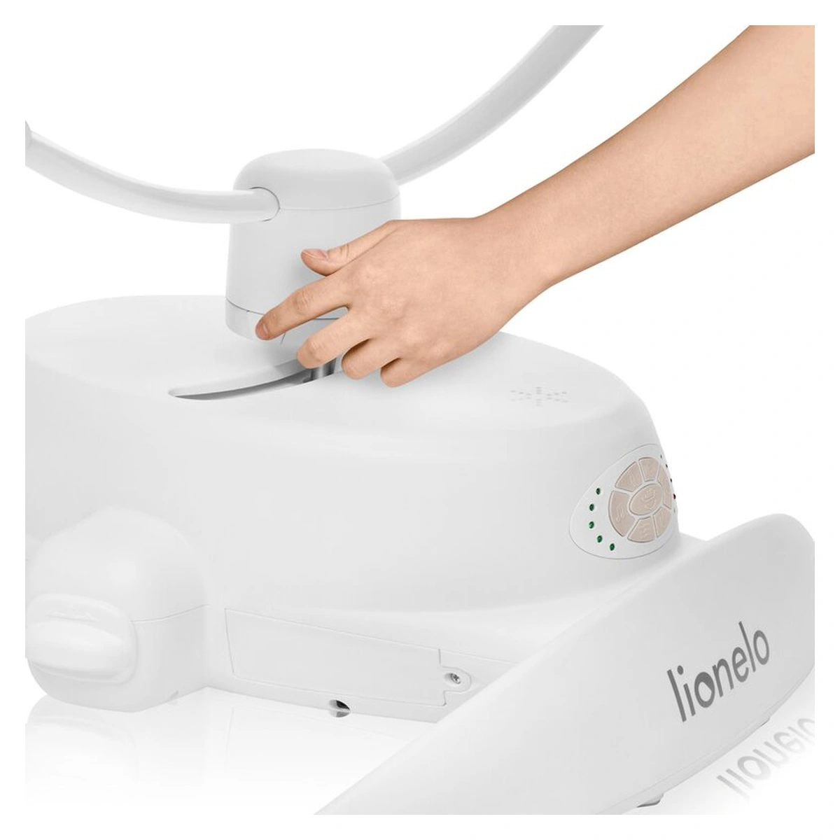 Balansoar, Lionelo, Mell, 2 in 1, Rotire 360 grade, Electric - Bej [17]