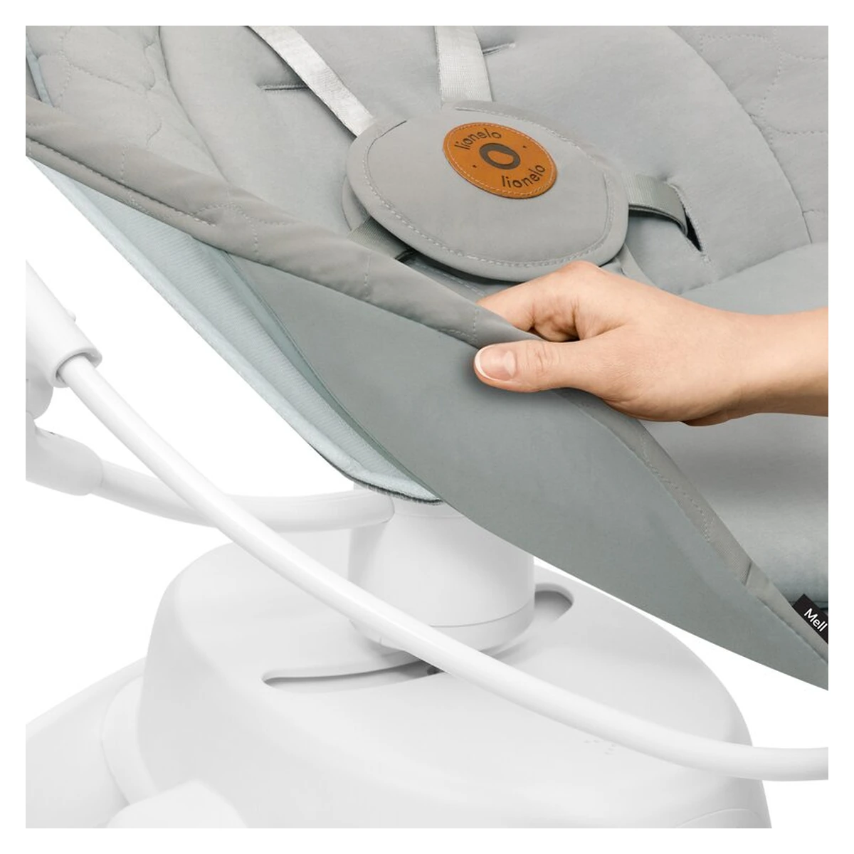 Balansoar, Lionelo, Mell, 2 in 1, Rotire 360 grade, Electric - Bej [18]