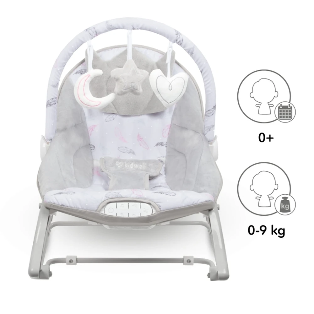Balansoar Multifunctional Cu Sunete Si Jucarii Kidwell Pino - Feathers [10]