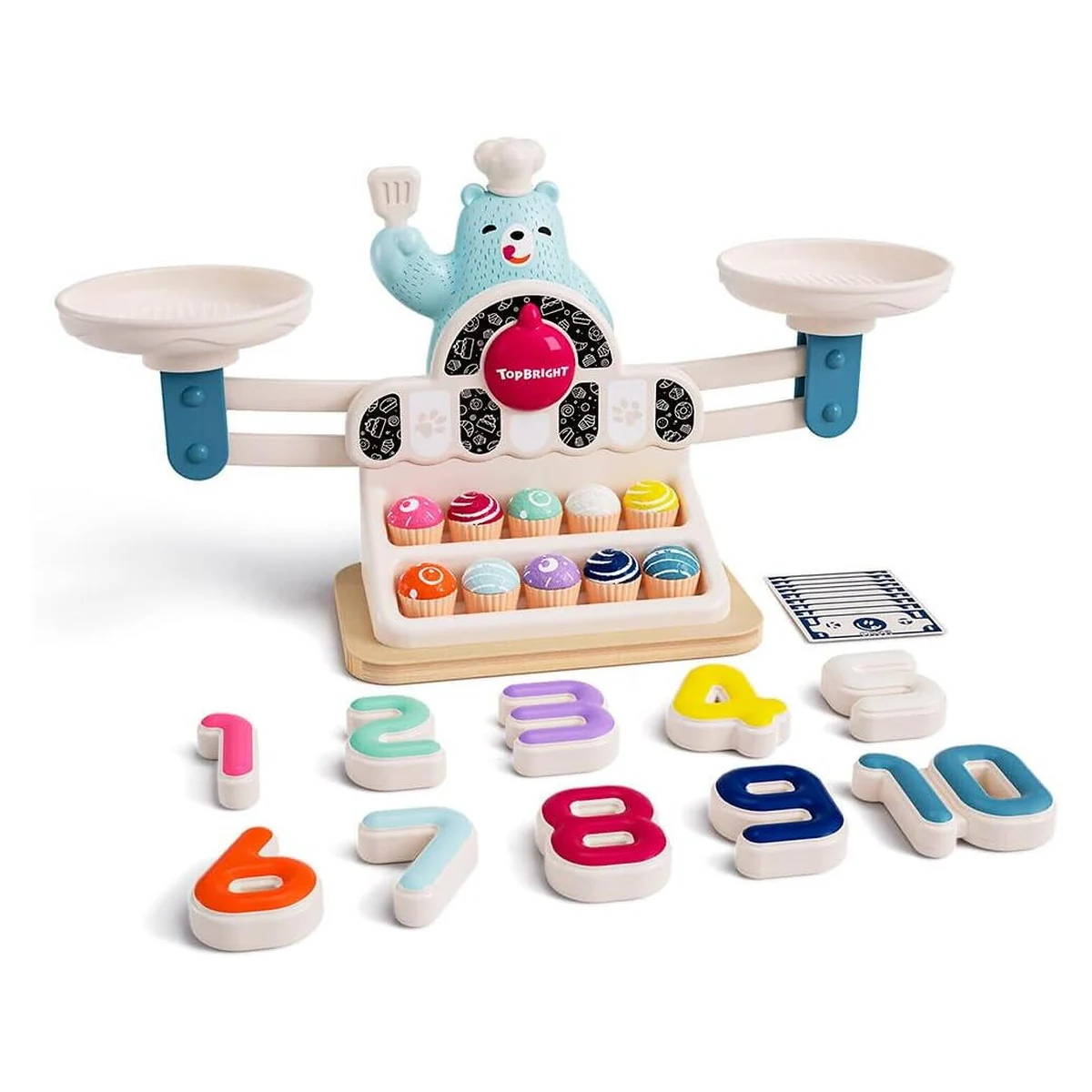 Balanta Yummy a ursuletului Topbright joc educativ matematic [3]