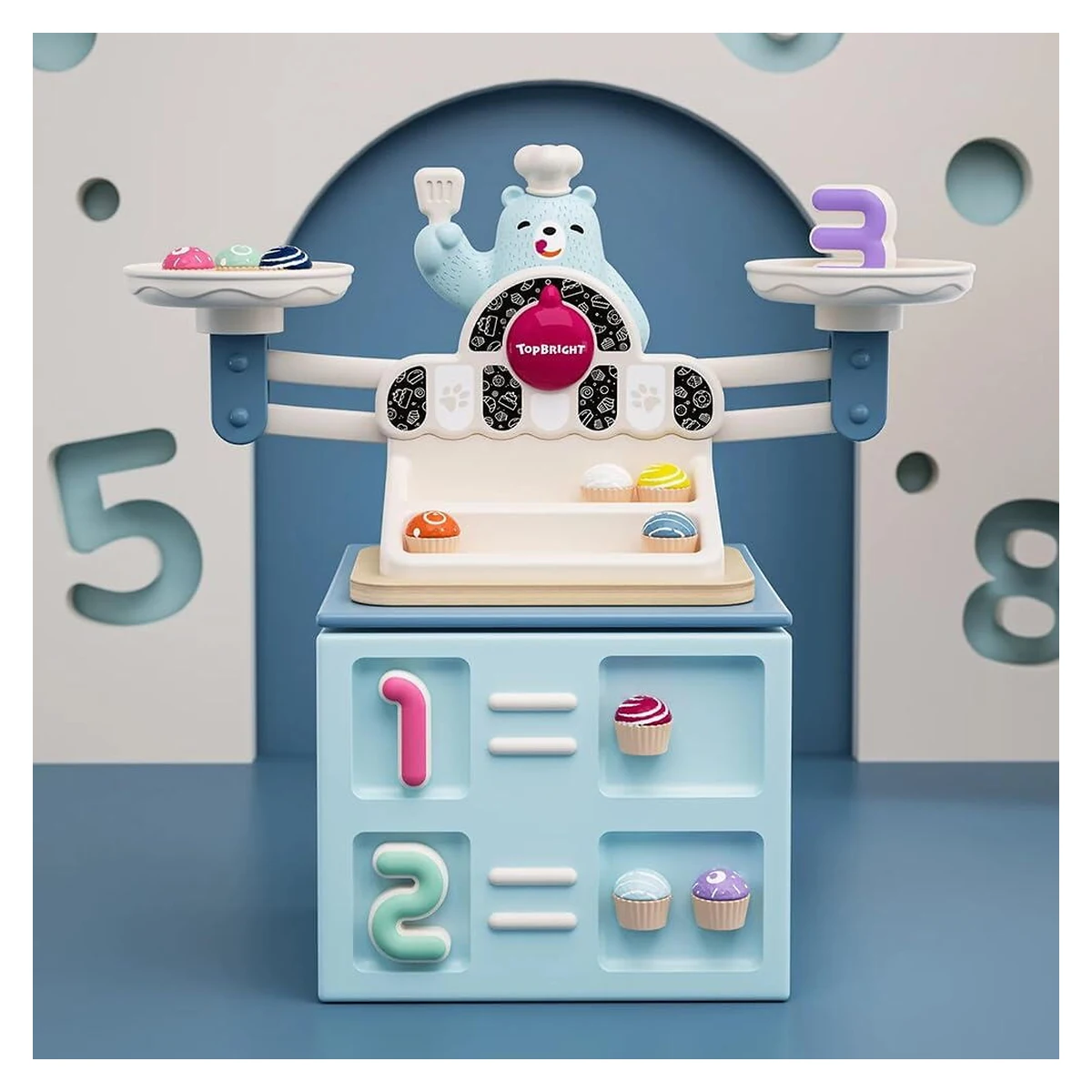 Balanta Yummy a ursuletului Topbright joc educativ matematic [5]