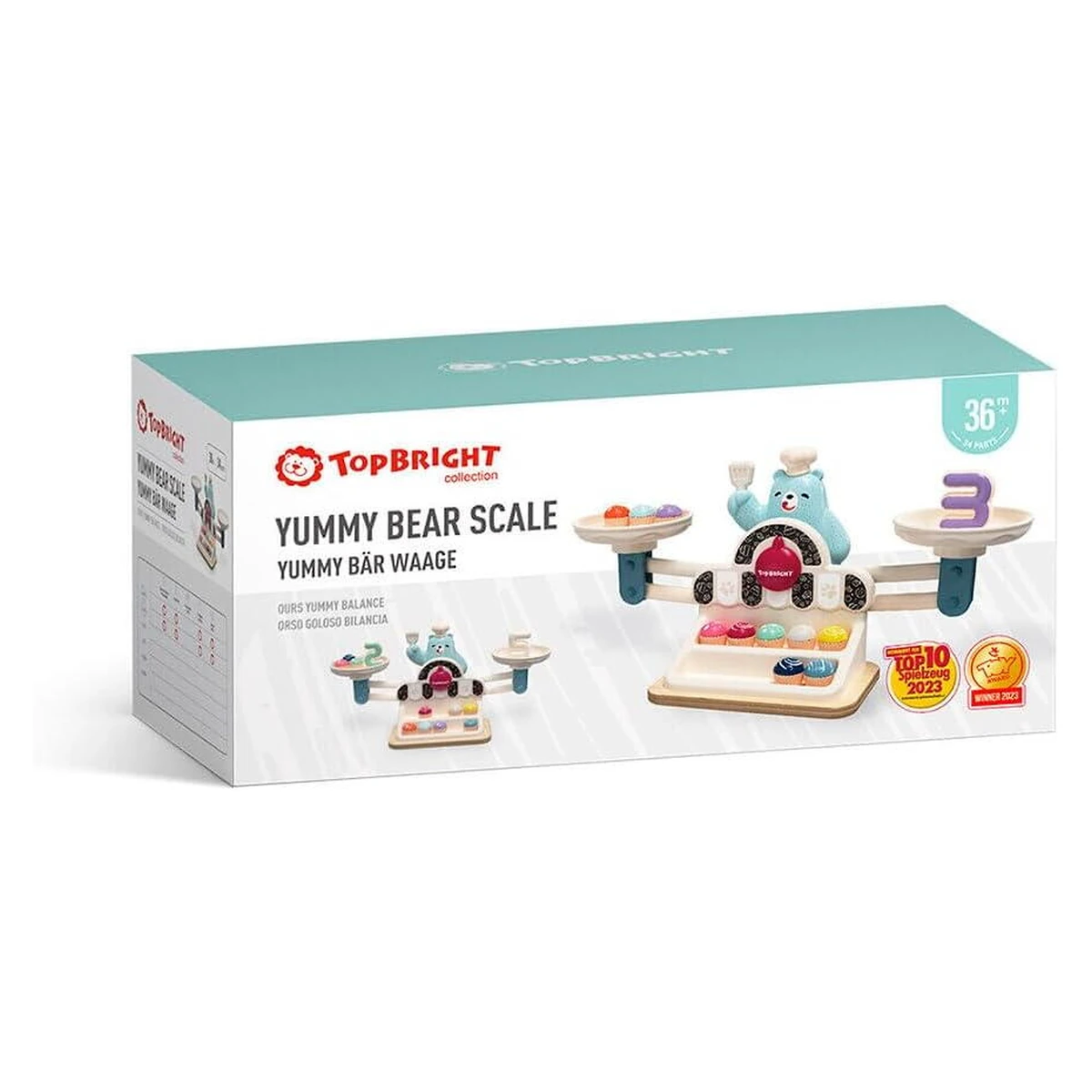 Balanta Yummy a ursuletului Topbright joc educativ matematic [2]