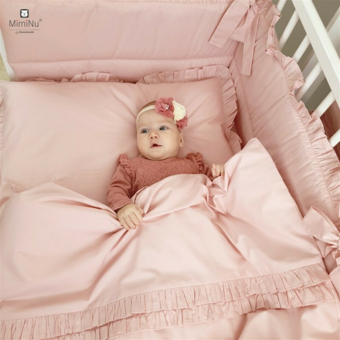 Baldachin pentru patut, MimiNu, 210x145 cm, Colectia Royal, Powder Pink [4]