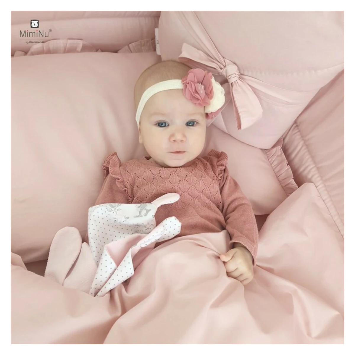 Baldachin pentru patut, MimiNu, 210x145 cm, Colectia Royal, Powder Pink [7]