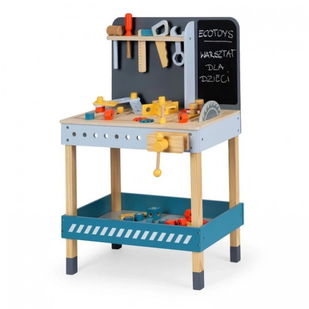 Banc de lucru din lemn Ecotoys [4]