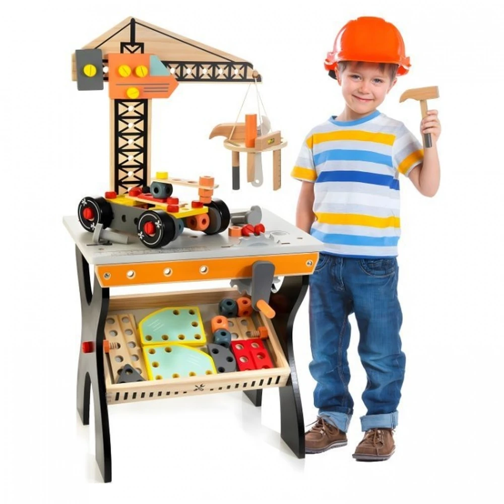 Banc de lucru din lemn pentru copii Ecotoys [11]