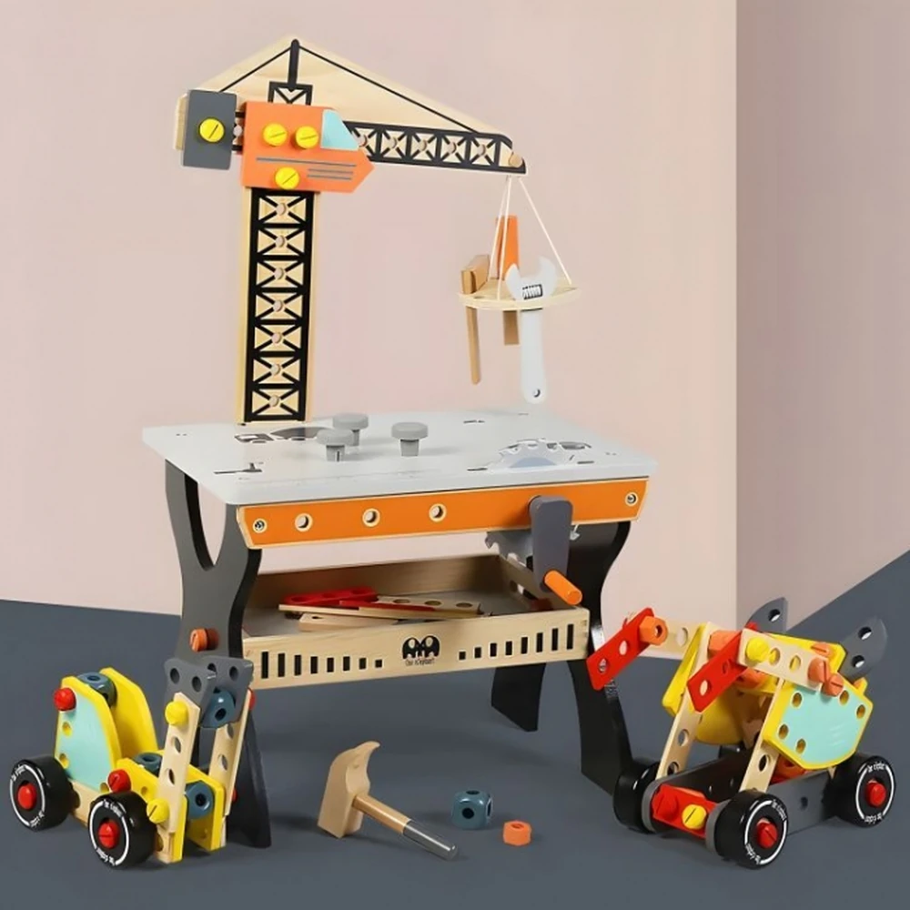 Banc de lucru din lemn pentru copii Ecotoys [2]