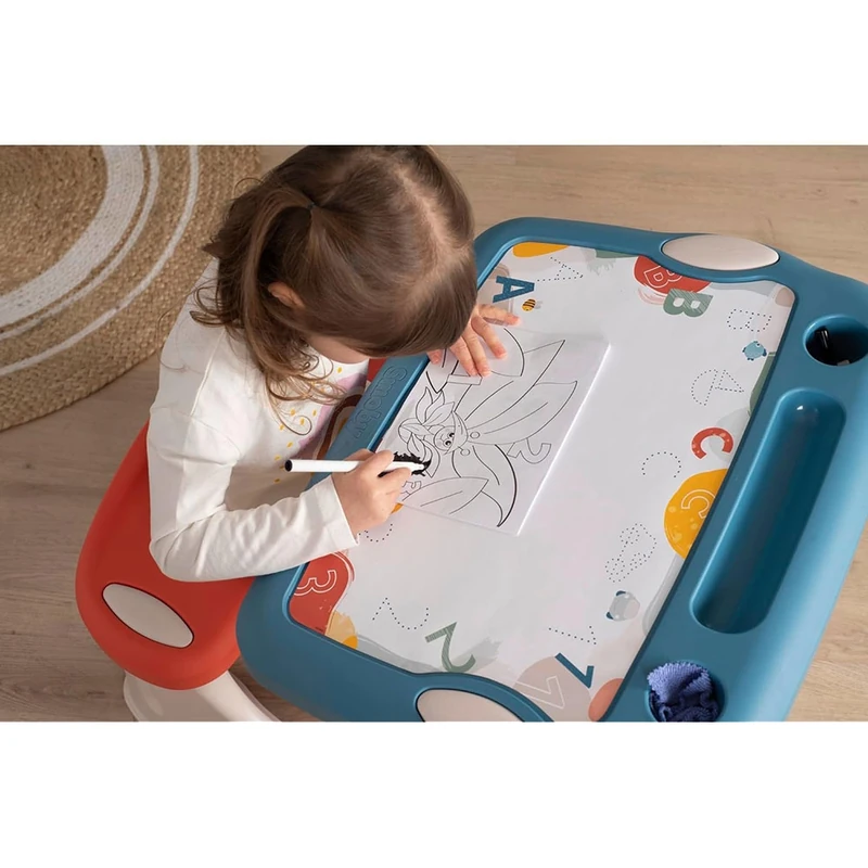 Banca scolara Smoby Magical Desk cu accesorii [6]