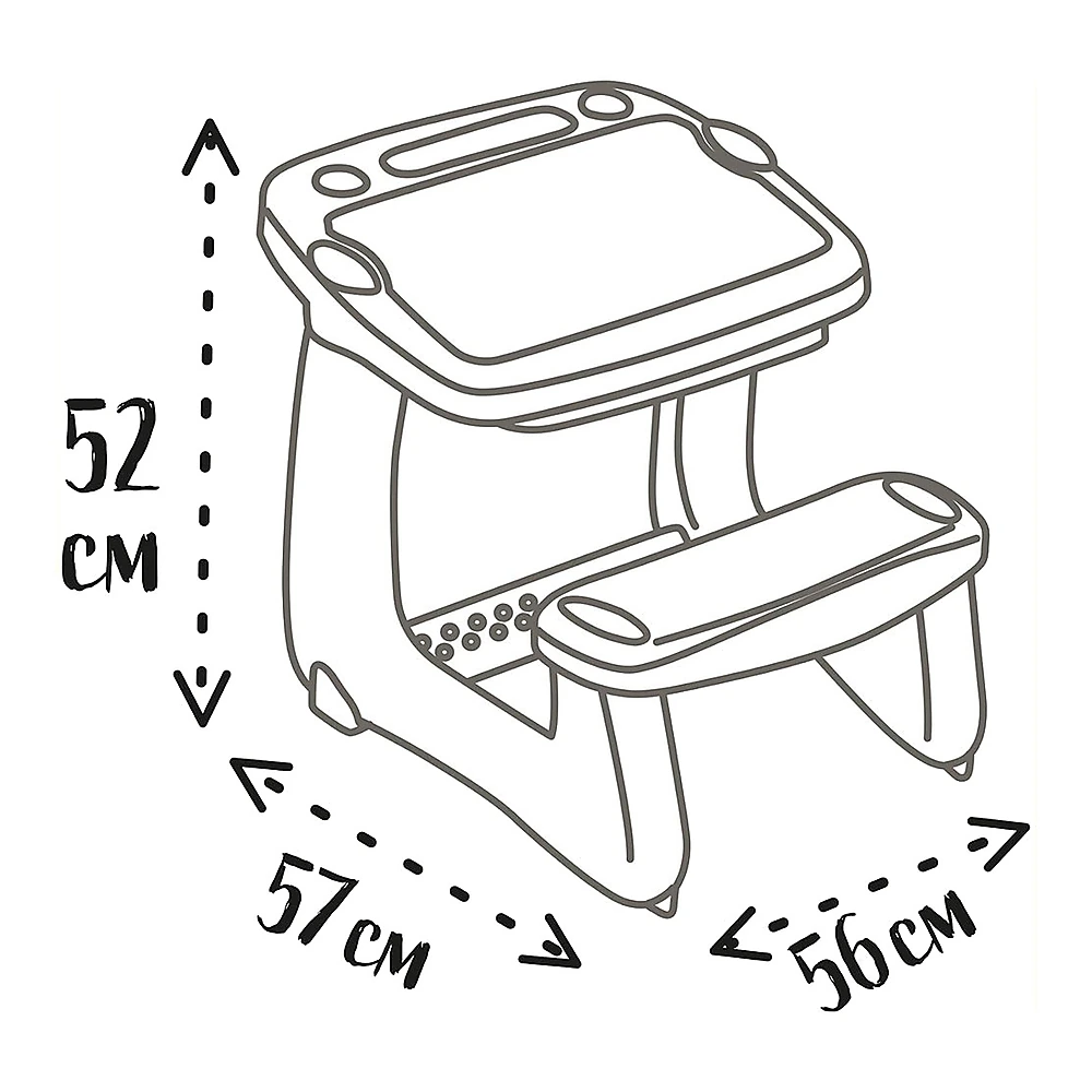 Banca scolara Smoby Magical Desk cu accesorii [2]