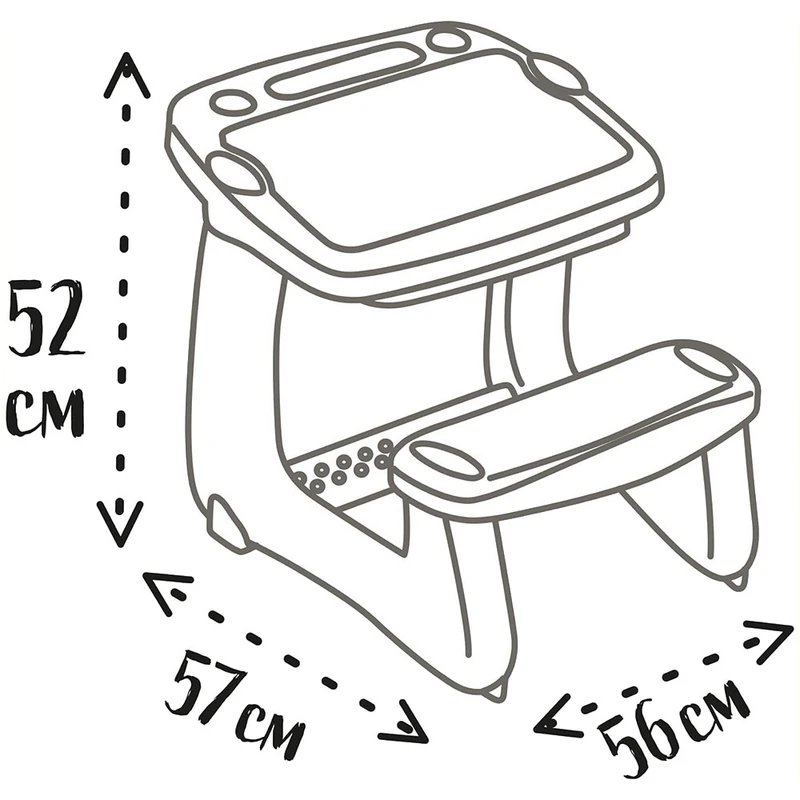 Banca scolara Smoby Magical Desk cu accesorii [2]