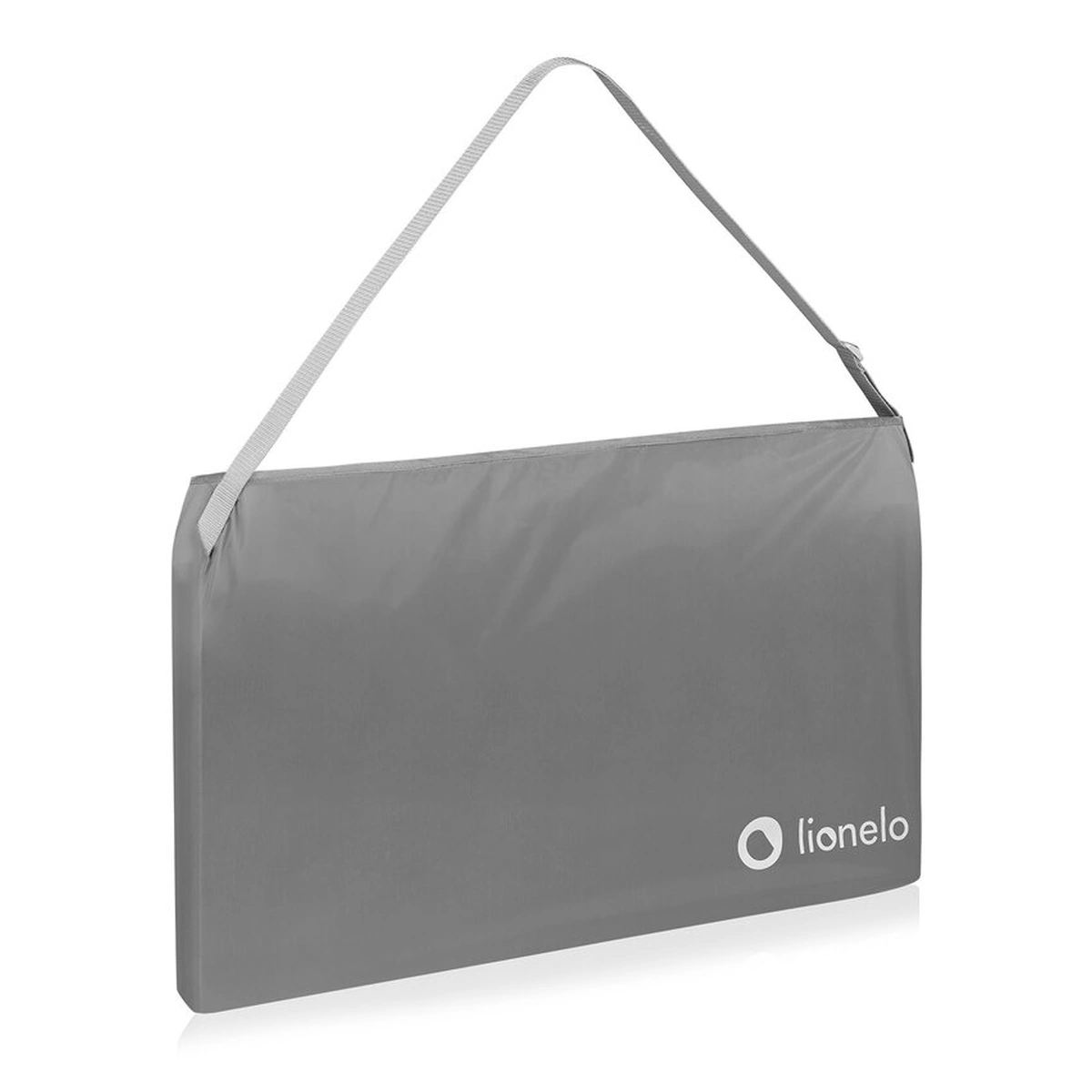 Bariera de protectie pentru pat, Lionelo, Lora XL, Pliabila, 150x46 cm, Bej [7]