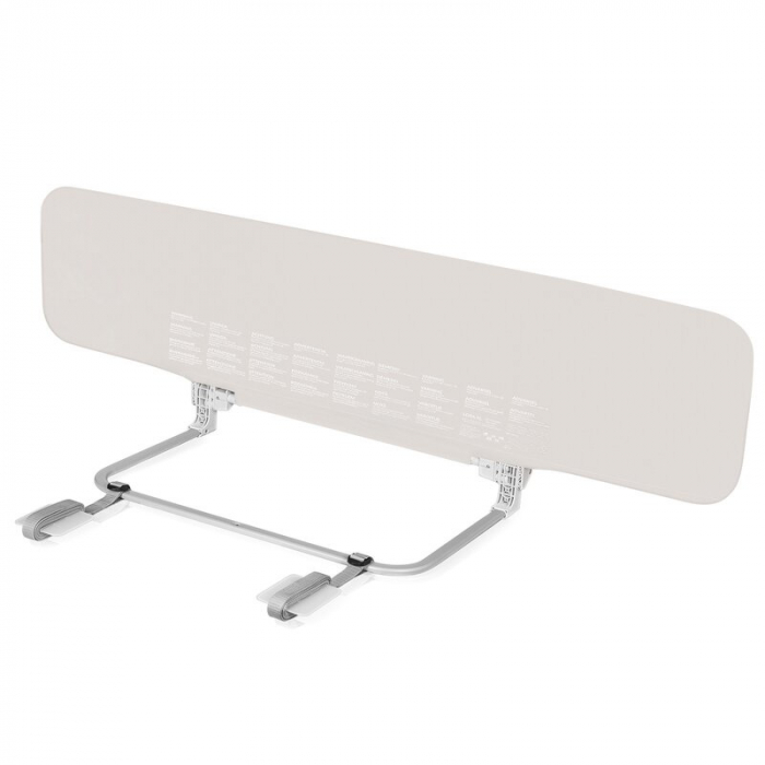 Bariera de protectie pentru pat, Lionelo, Lora XL, Pliabila, 150x46 cm, Bej [12]