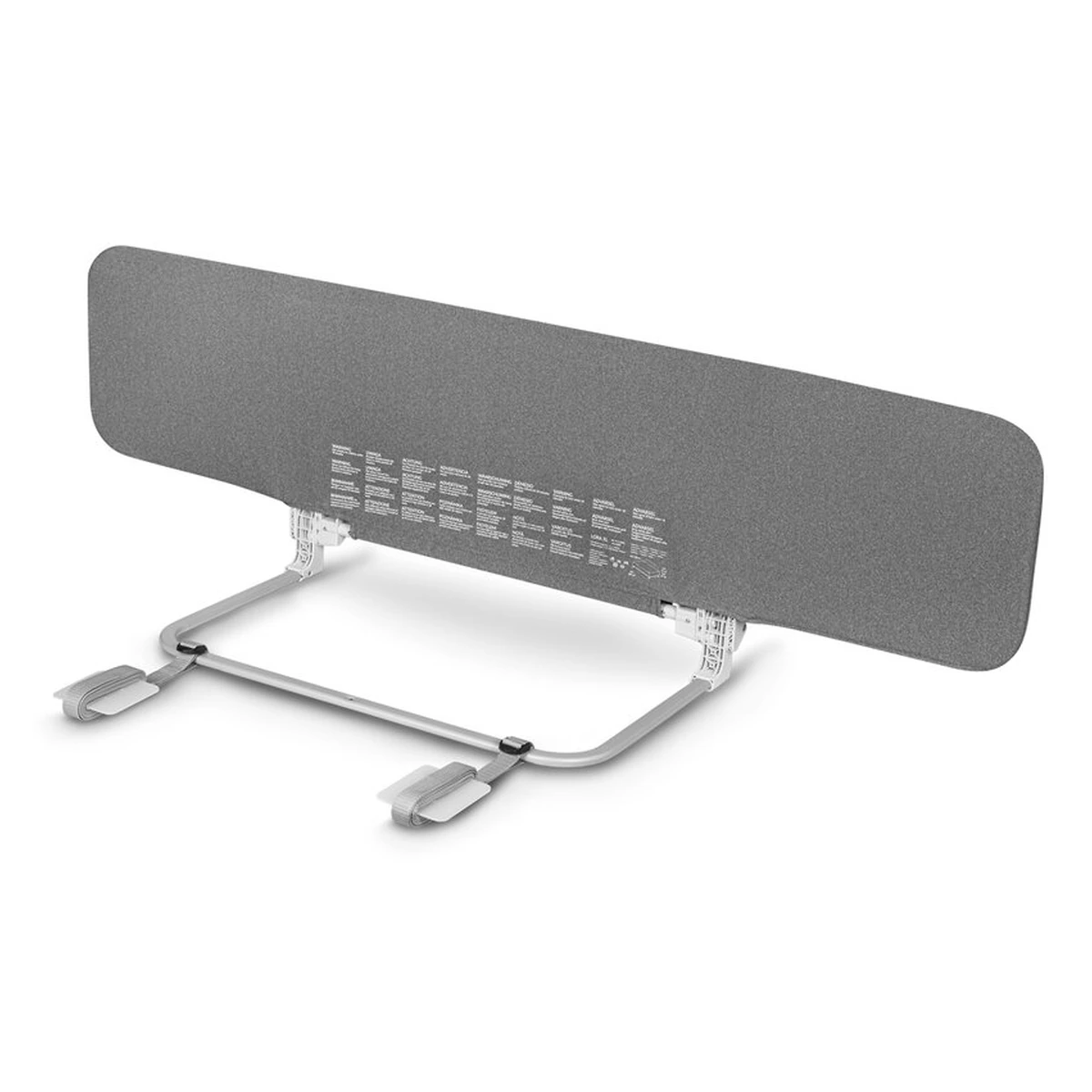 Bariera de protectie pentru pat, Lionelo, Lora XL, Pliabila, Sistem de blocare StandSafe, Geanta de transport inclusa, 150x46 cm, Gri [13]