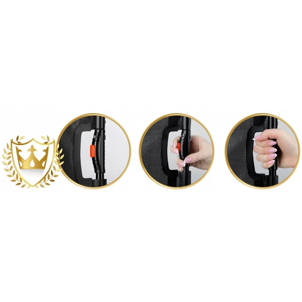 Bariera de protectie pentru scari si usi, 50-140 cm, Nukido - Negru [5]