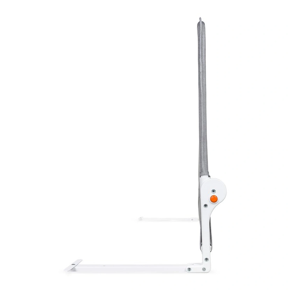 Lionelo - Bariera protectie pat Hanna , Cu buzunar accesorii, 150x66 cm, Conform cu standardul european de securitate BS7072, Gri [8]