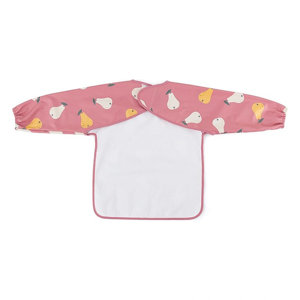 Baveta impermeabila, Petite&Mars, Cu maneci lungi, 24 luni+, Pink Pears [4]