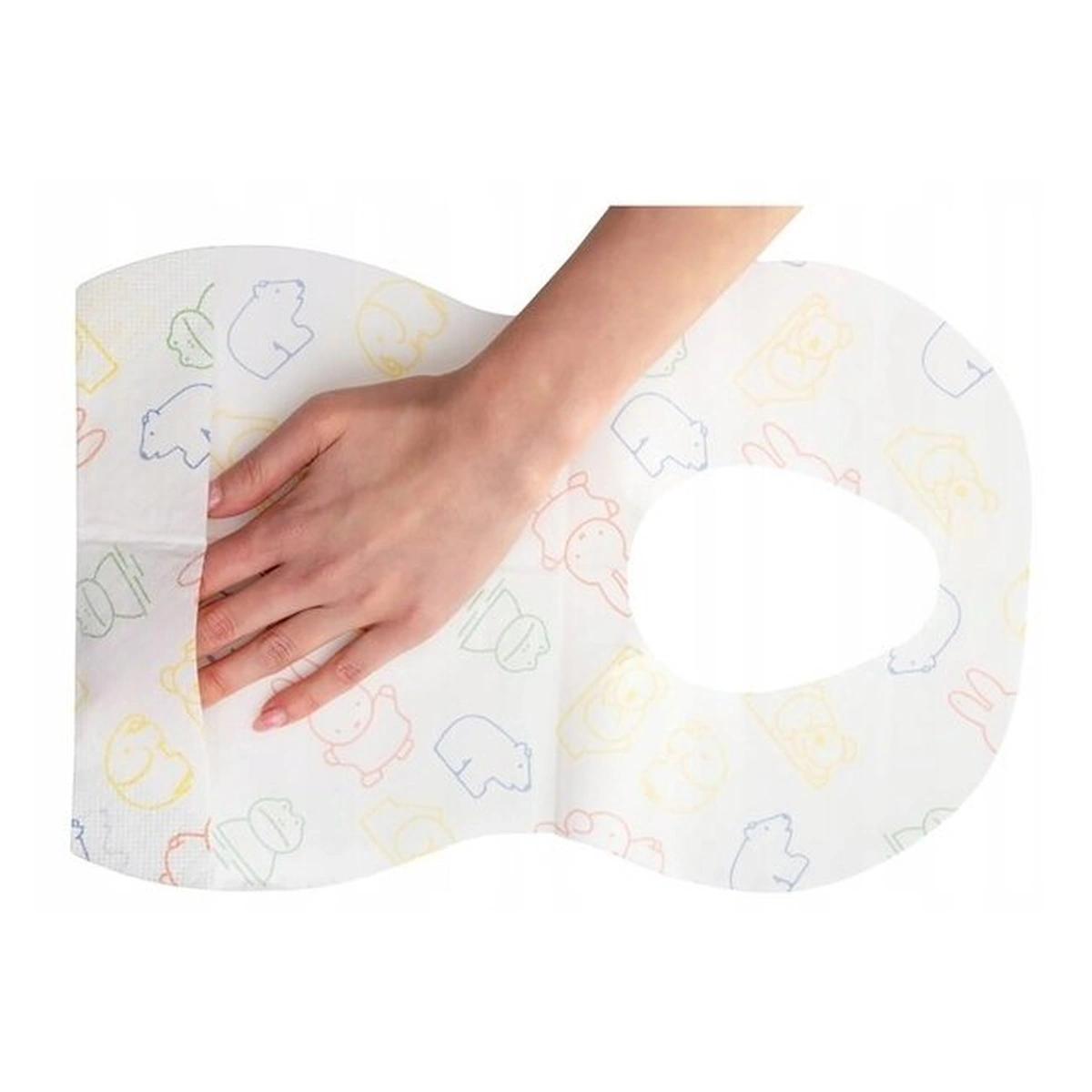 Bavete de unica folosinta, Bocioland, Cu buzunar, Set de 10 bucati, Multicolor [5]