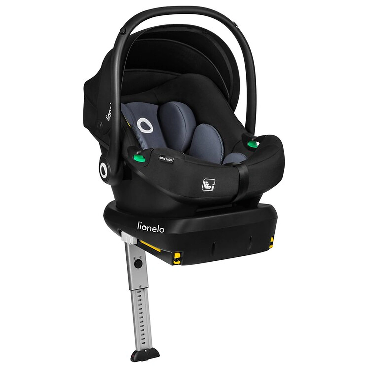 Baza scaun auto i-Size, Lionelo, Astrid, Isofix, Negru 24 luni [7]