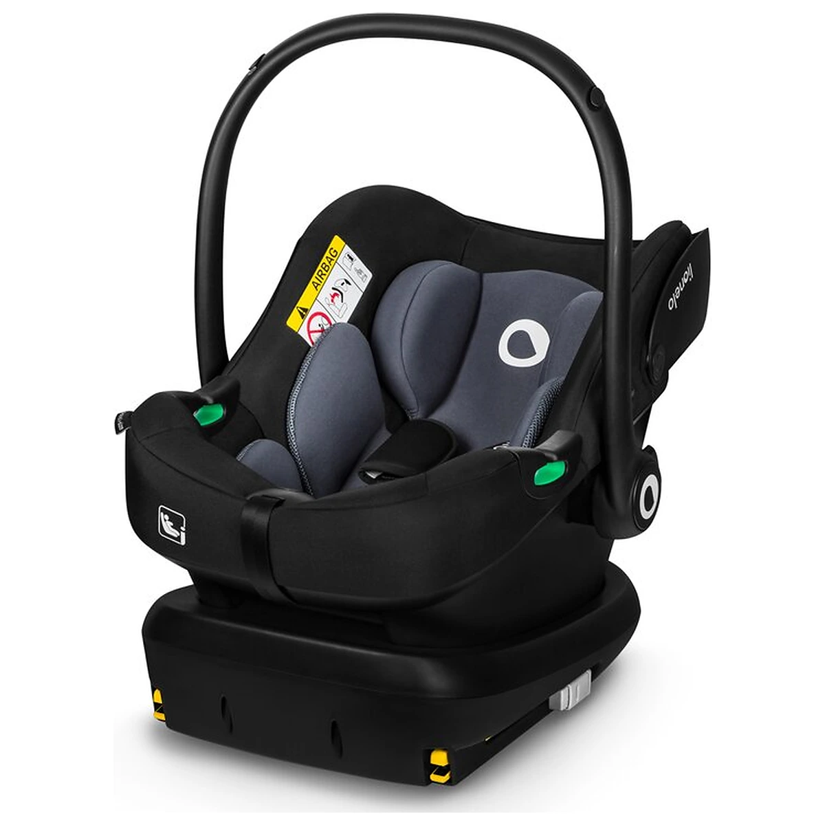 Baza scaun auto i-Size, Lionelo, Astrid, Isofix, Negru 24 luni [8]