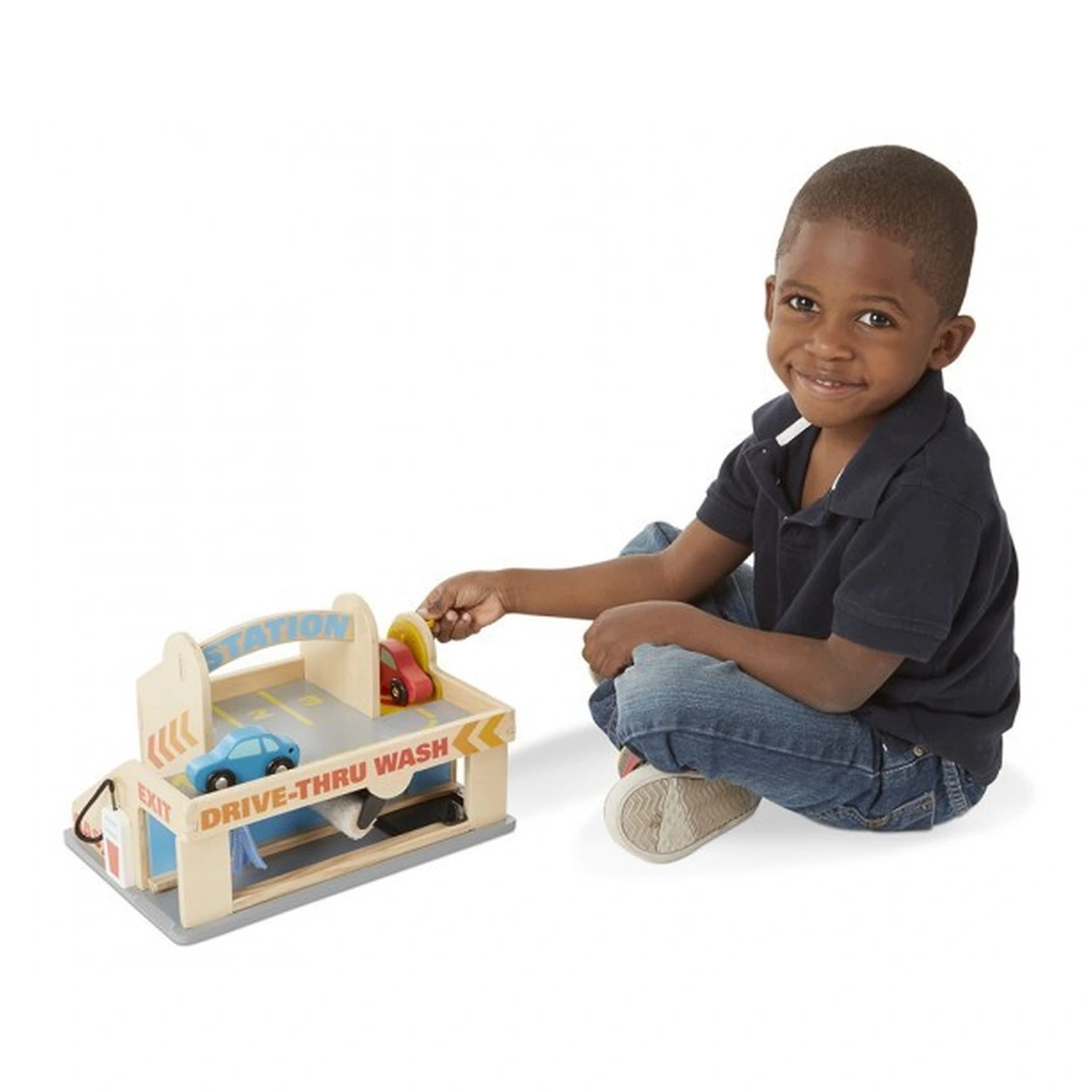 Benzinarie cu garaj Melissa and Doug [6]