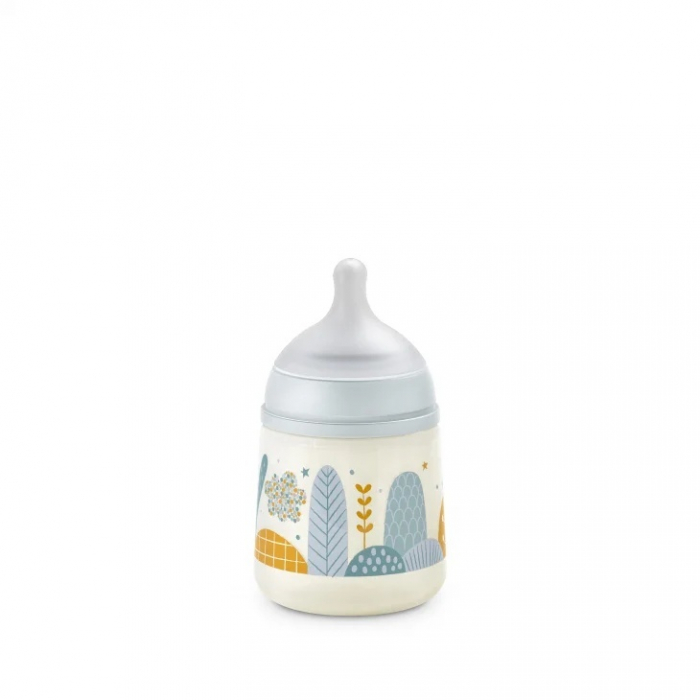 Biberon 150 ml tetină fiziologică SX Pro debit lent albastru Dreams [2]