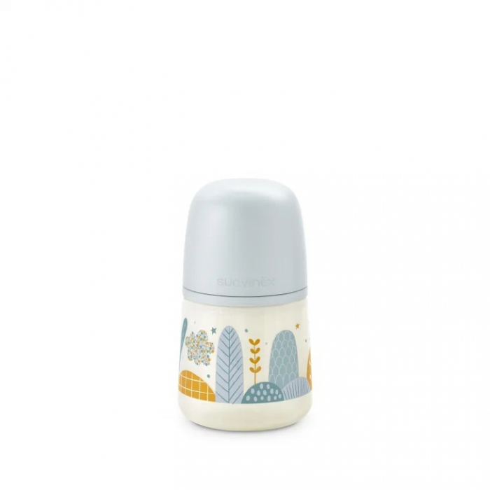 Biberon 150 ml tetină fiziologică SX Pro debit lent albastru Dreams [1]