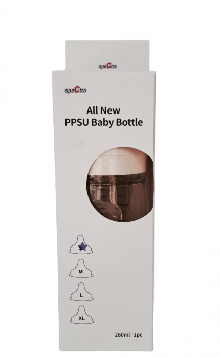 Biberon anticolici premium cu tetina S, galben (260 ml) [2]