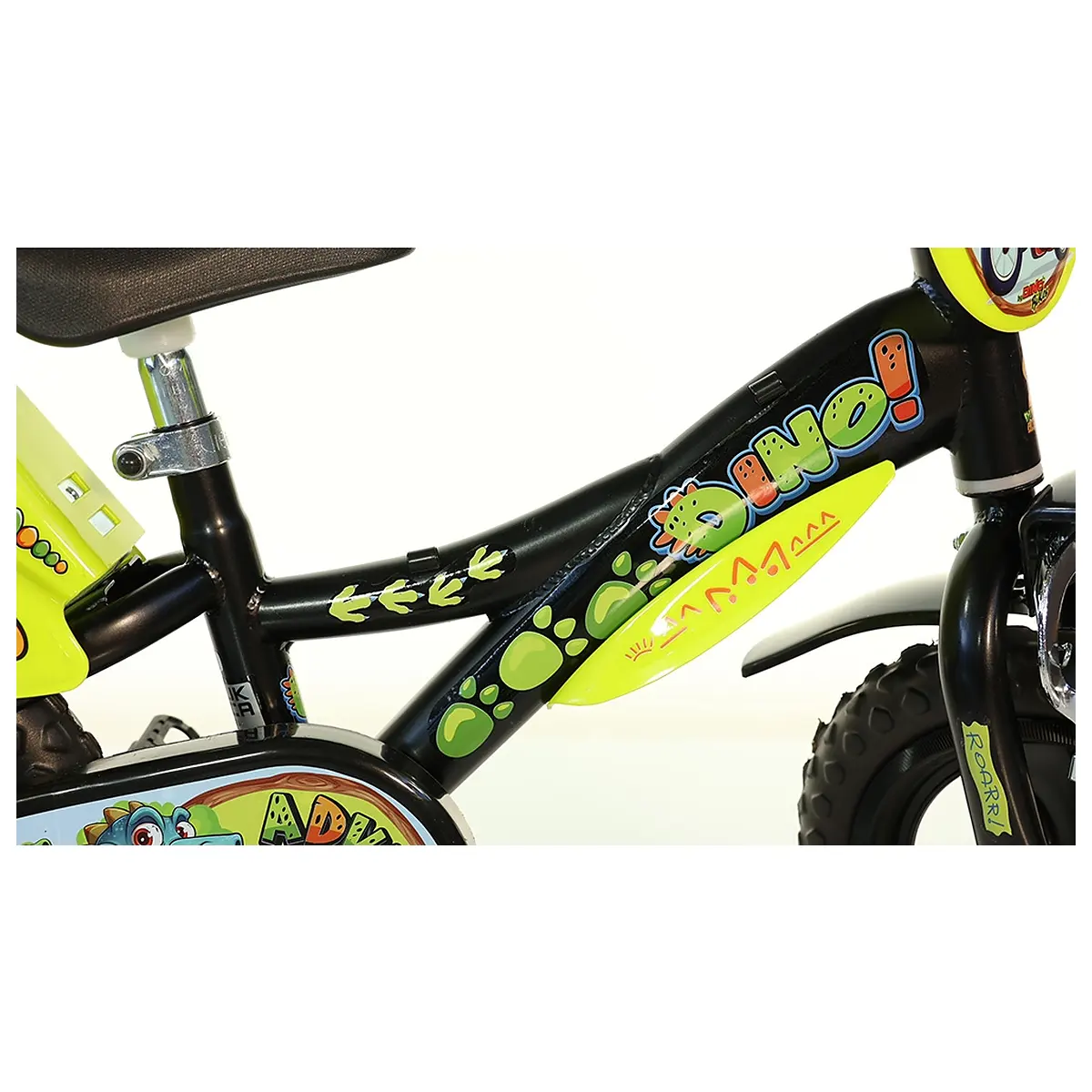 Bicicleta copii 12", 3-5 ani, Dino Bikes Dinosaur [5]