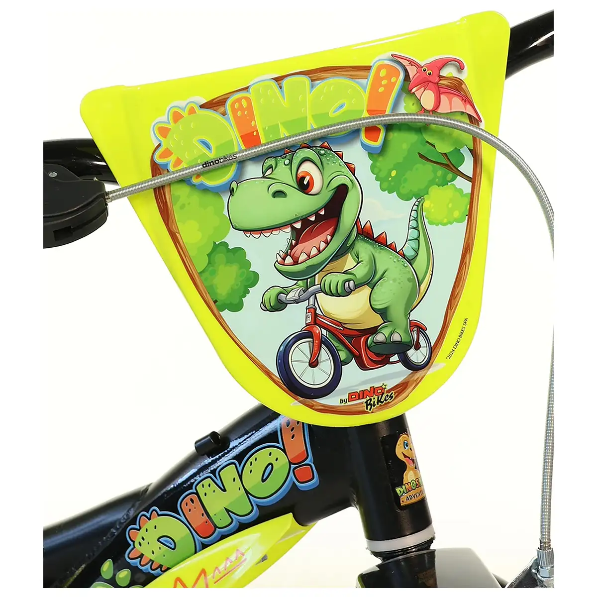 Bicicleta copii 12", 3-5 ani, Dino Bikes Dinosaur [4]