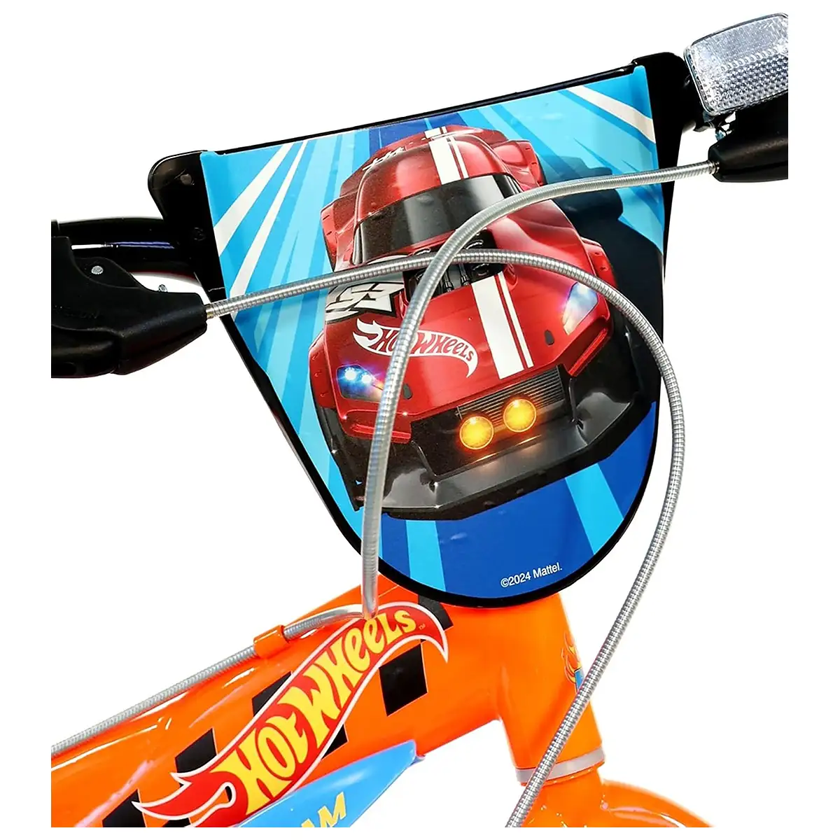 Bicicleta copii 14", 4-7 ani, Dino Bikes Hot Wheels [5]