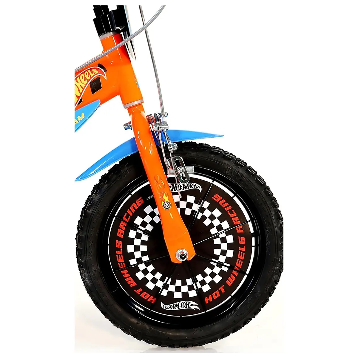 Bicicleta copii 14", 4-7 ani, Dino Bikes Hot Wheels [6]