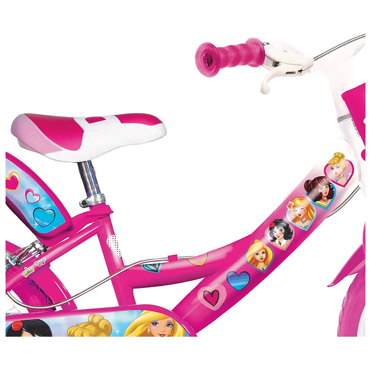 Bicicleta copii 14", 4-7 ani, Dino Bikes Princess [5]