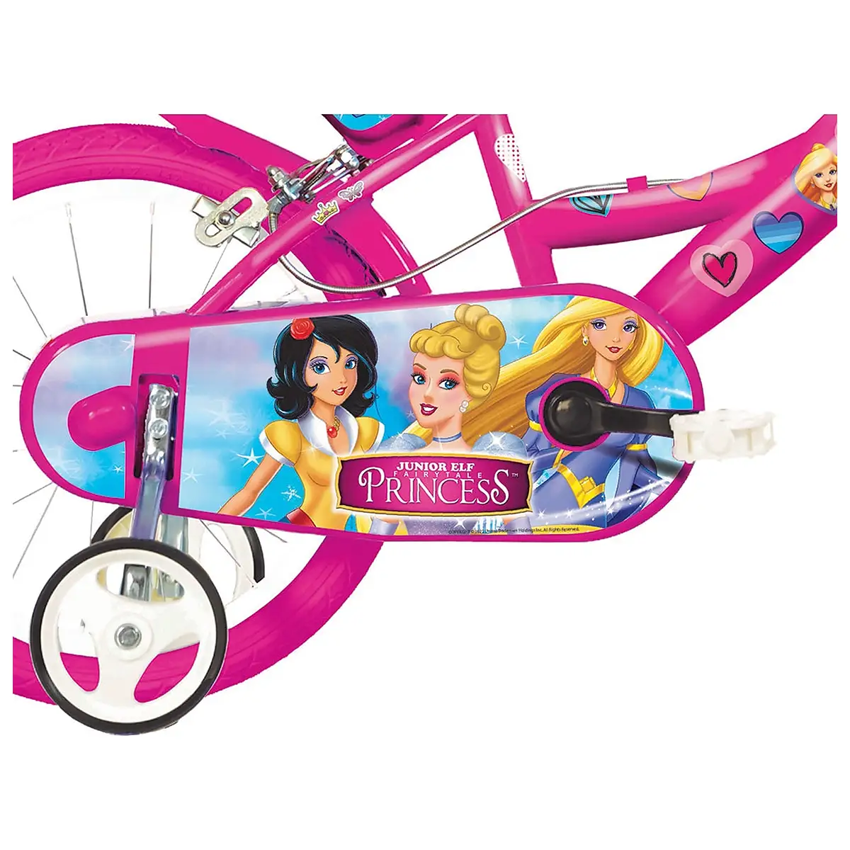 Bicicleta copii 14", 4-7 ani, Dino Bikes Princess [2]