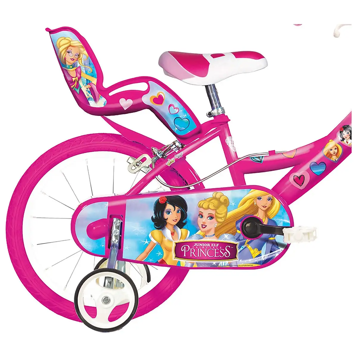 Bicicleta copii 16', 6-8 ani, Dino Bikes Princess [4]