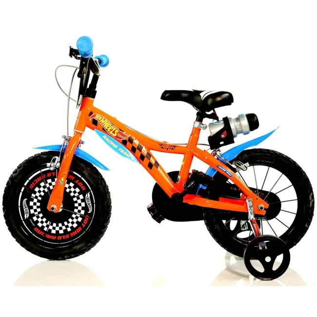 Bicicleta copii 14", 4-7 ani, Dino Bikes Hot Wheels [2]