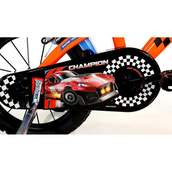 Bicicleta copii 14", 4-7 ani, Dino Bikes Hot Wheels [3]