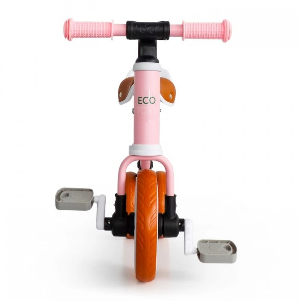 Bicicleta cu pedale detasabile Ecotoys - Roz [3]