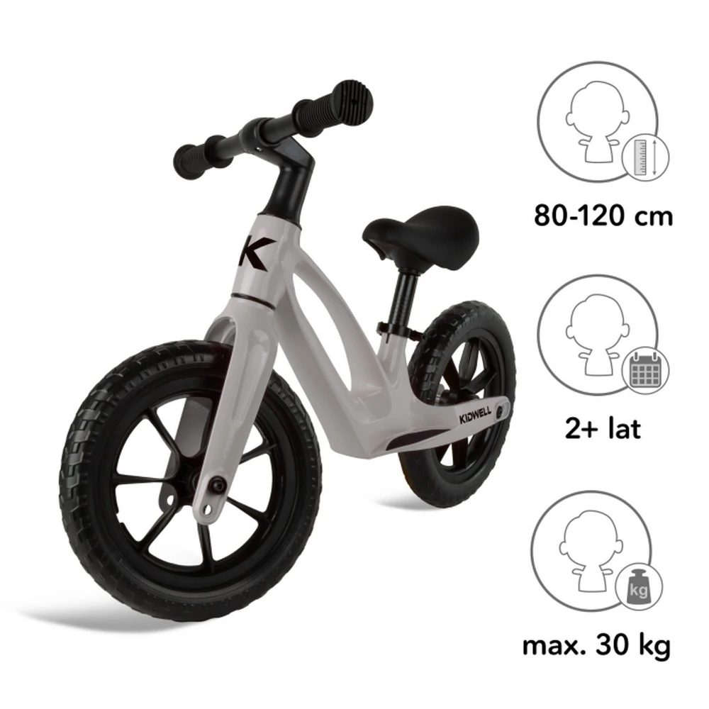 Bicicleta fara pedale, Kidwell VITO - Gri [7]