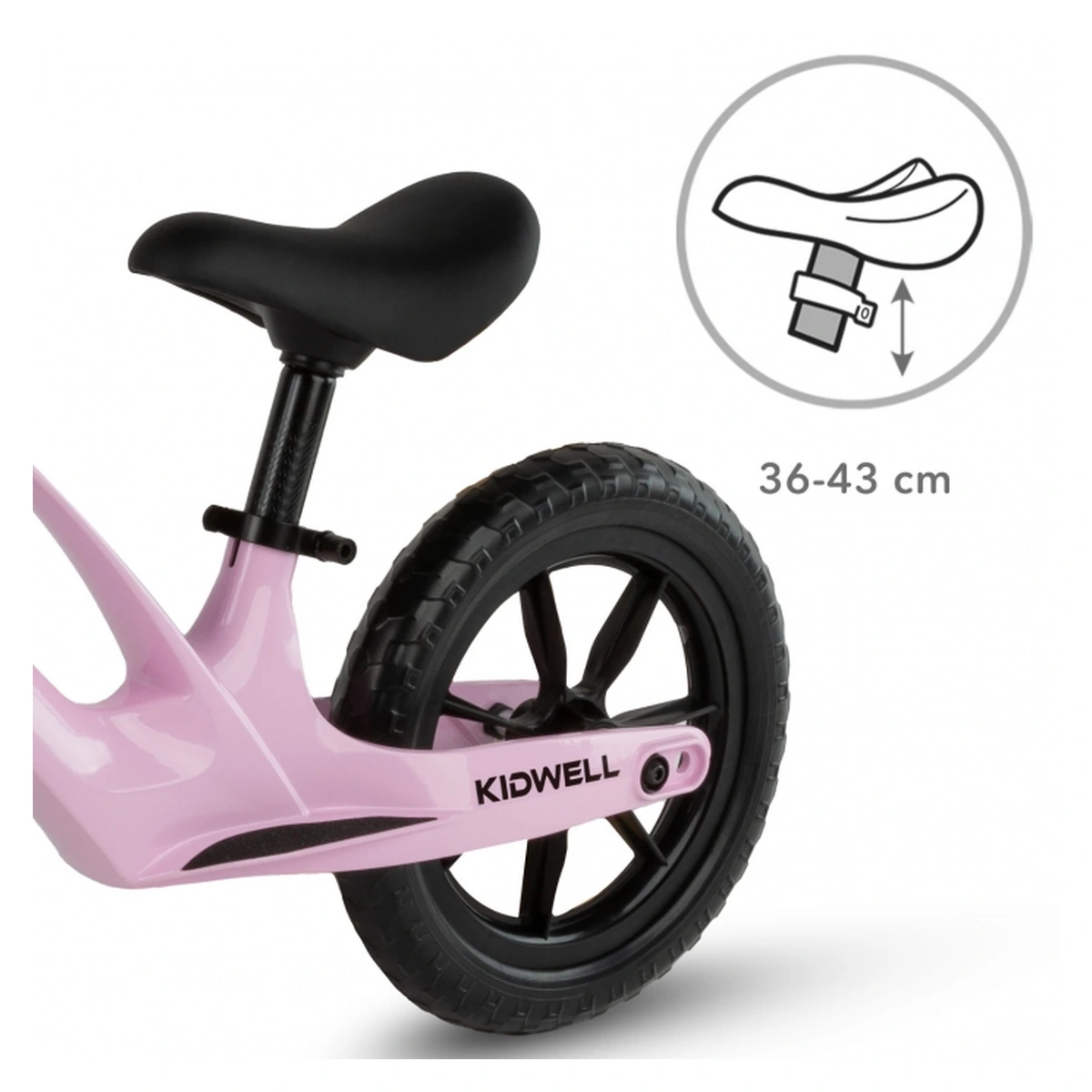 Bicicleta fara pedale, Kidwell VITO - Roz [5]