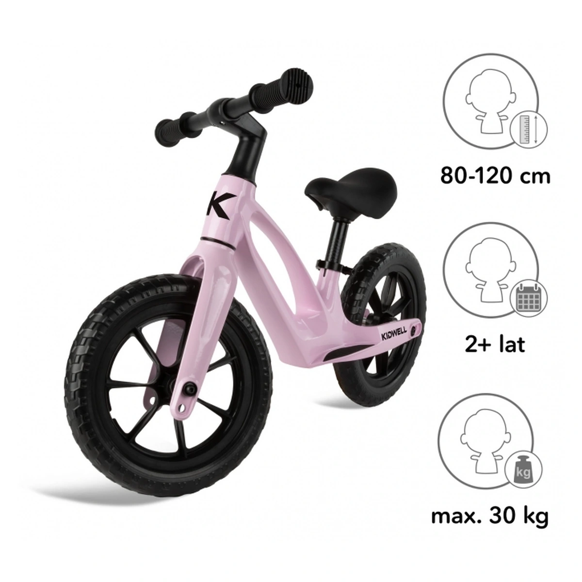 Bicicleta fara pedale, Kidwell VITO - Roz [6]