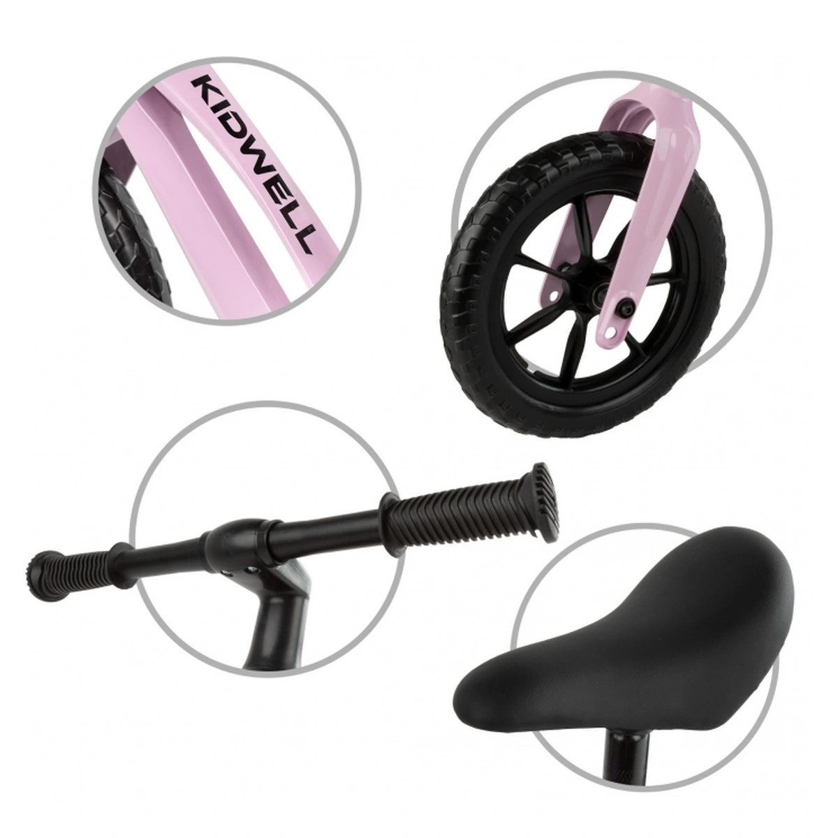 Bicicleta fara pedale, Kidwell VITO - Roz [4]