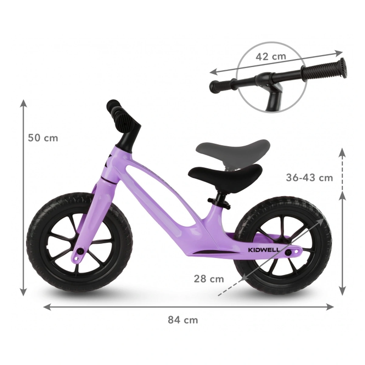 Bicicleta fara pedale, Kidwell VITO - Violet [9]