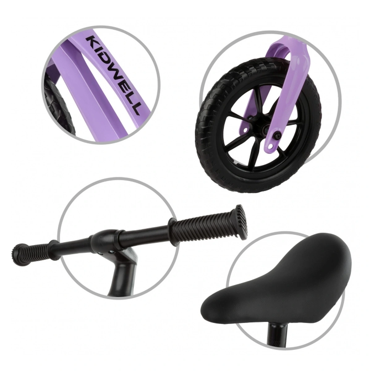 Bicicleta fara pedale, Kidwell VITO - Violet [4]