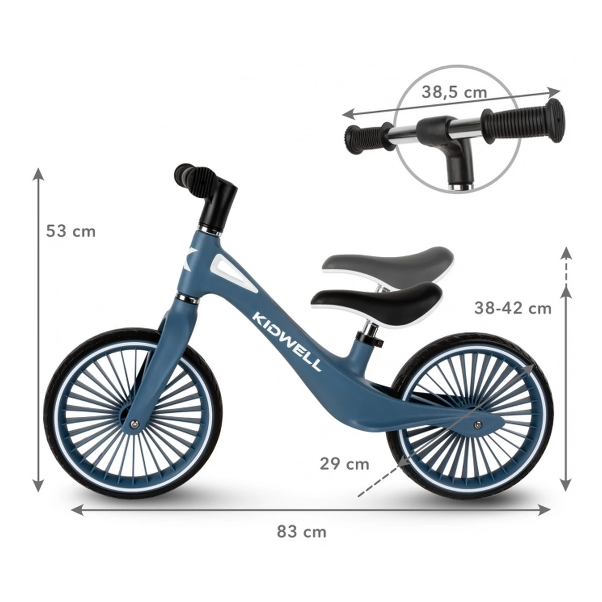 Bicicleta fara pedale, Kidwell NIX - Bleumarin [9]