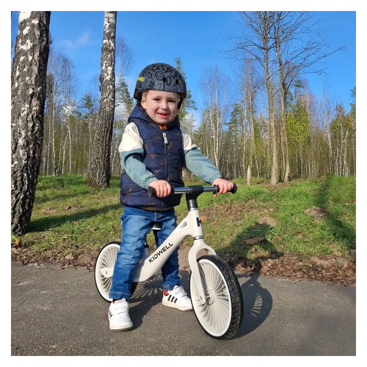 Bicicleta fara pedale, Kidwell NIX - Gri [8]