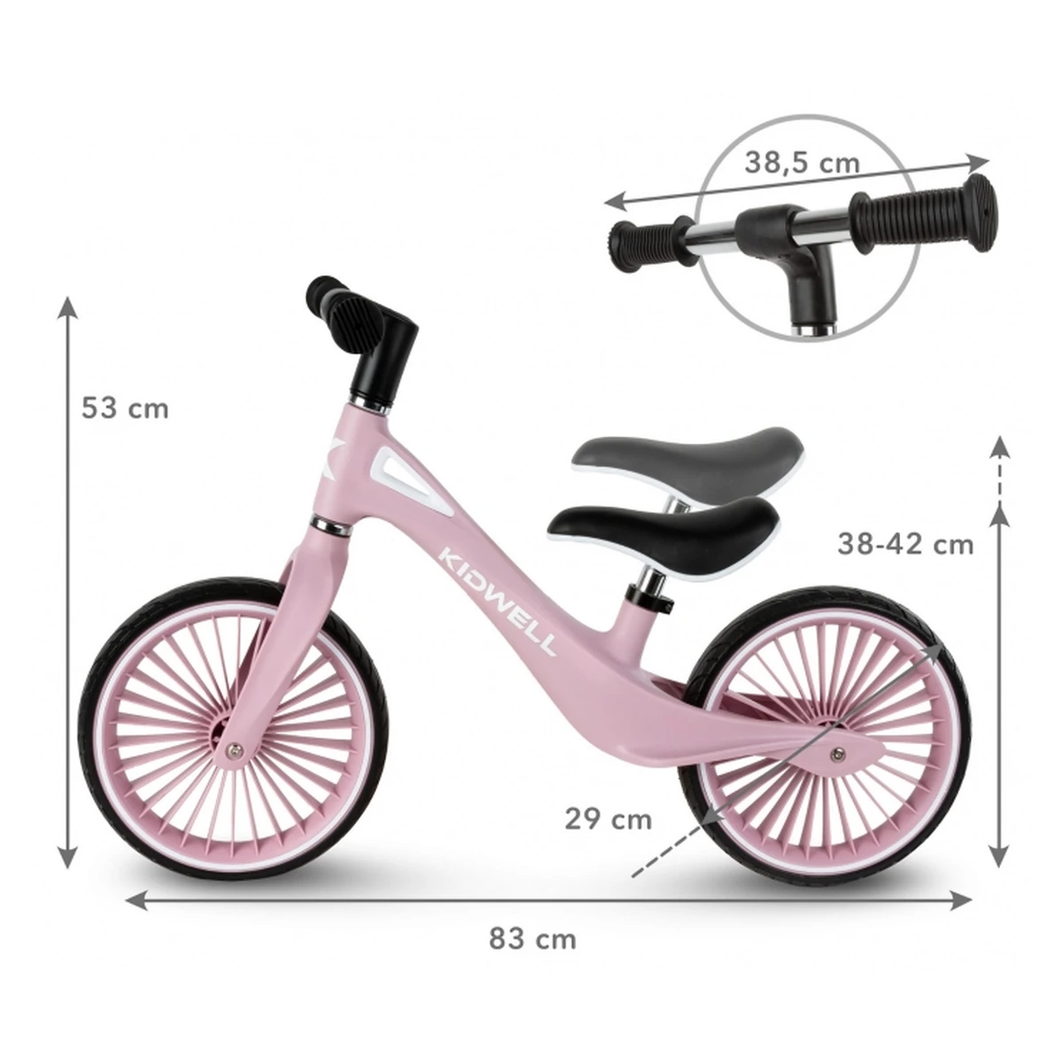 Bicicleta fara pedale, Kidwell NIX - Roz [8]